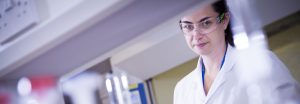 Scientist working in our lab at Dudley, Northumberland just outside of Newcastle