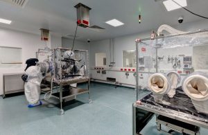 Photo of manufacturing suite at Radiofilum's Deeside, Wales facility